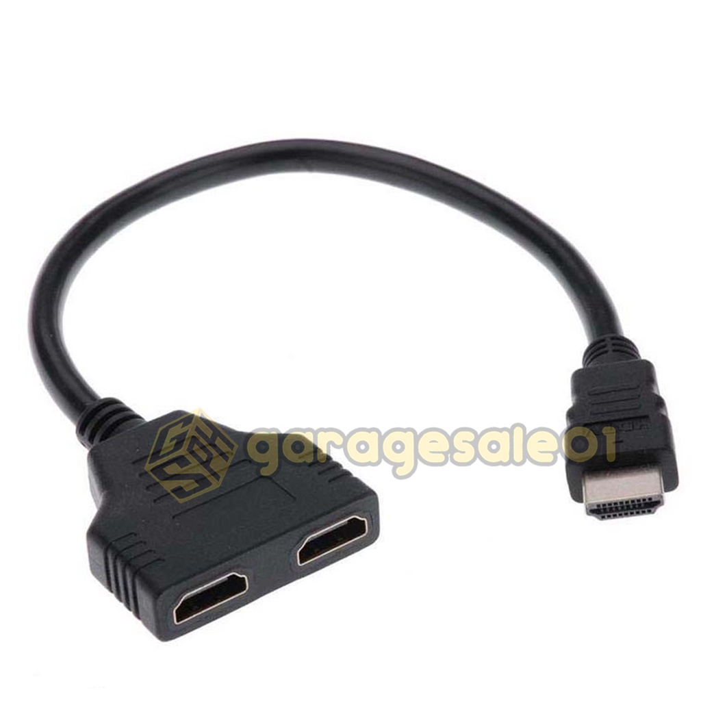 Male Hdmi To Dual Hdmi Female Splitter Cable Adapter For Multimedia