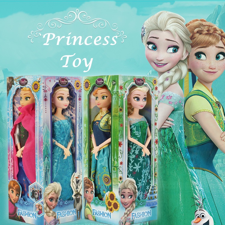 Girls Frozen Princess Doll Anna Aisha Princess Girls Toy Gifts