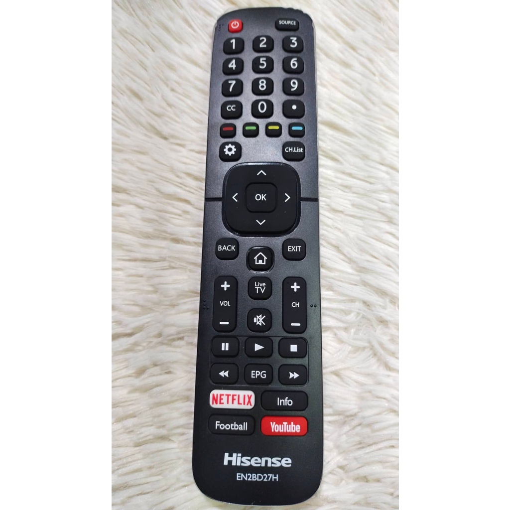 Hisense Smart Tv Remote Control Original En Bd H Shopee Philippines