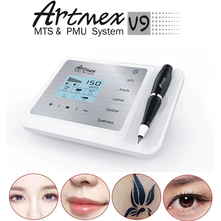 Artmex V9 Microneedle Microblading Mts Pmu Machine Permanent Makeup