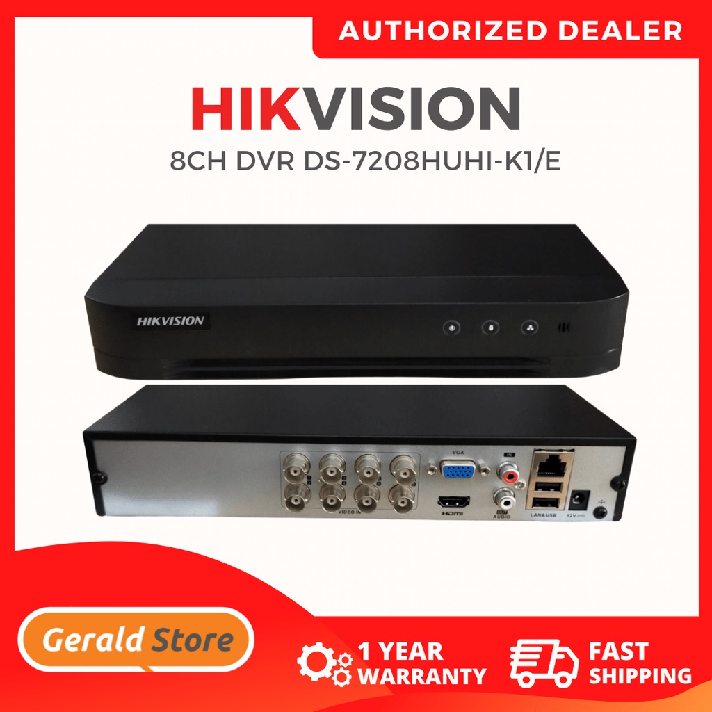 Hikvision DS 7208HUHI K1 E 8CH DVR Shopee Philippines