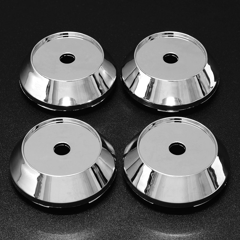 CarDIY 4PCS 65MM No Logo Fit 45mm Emblem Car Wheel Center Caps For