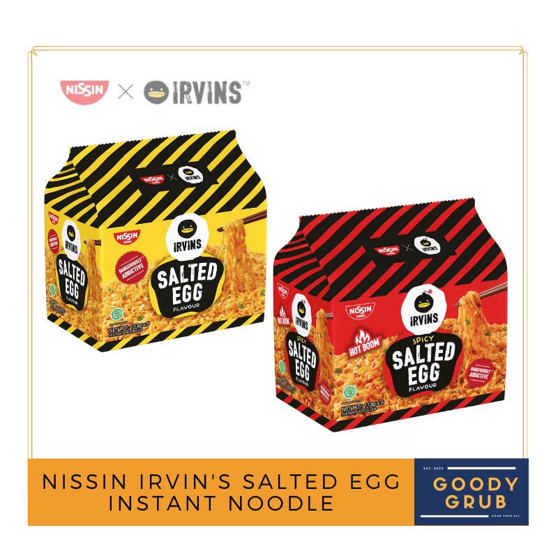 Nissin Irvins Original Spicy Salted Egg Instant Noodles Shopee