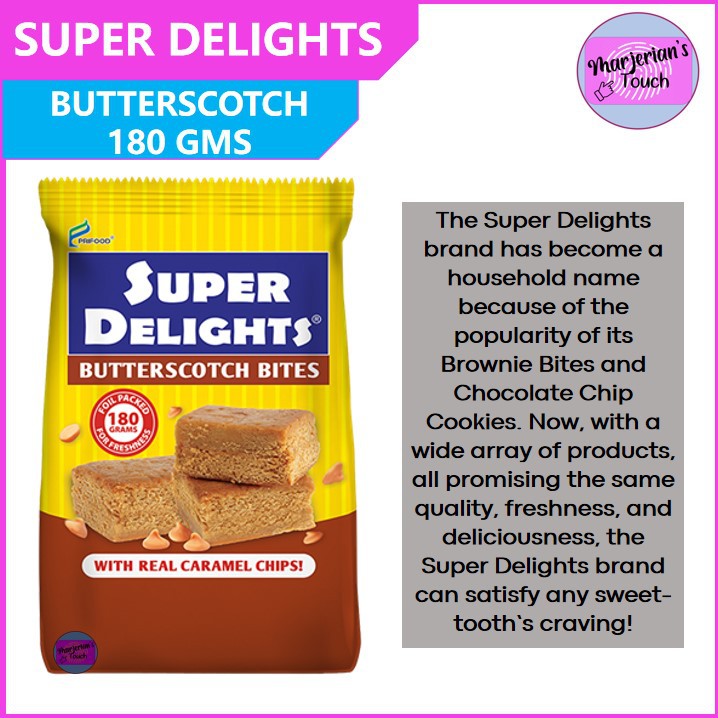 SUPER DELIGHTS BROWNIES BUTTERSCOTCH BROWNIE SCOTCH By PRIFOOD CORP