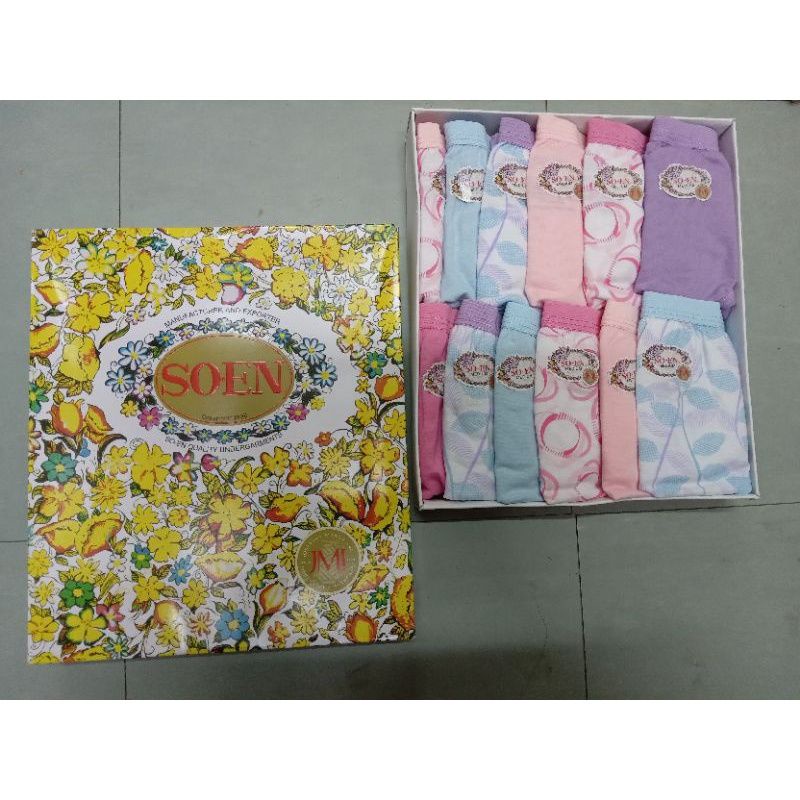 Original SOEN BIKINI PANTY BBC 12PCS BOX Shopee Philippines