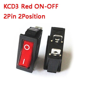 Pcs Kcd Rocker Switch On Off Position Pin Electrical Equipment