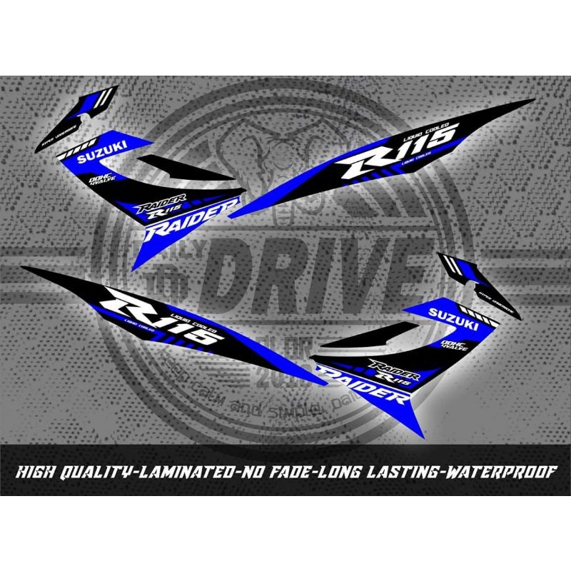 Suzuki Raider J Decal Sticker New Design Shopee Philippines