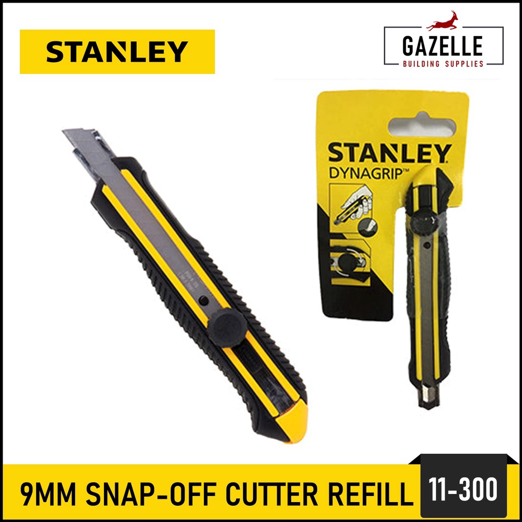 Stanley Cutter Dynagrip Snap Off Knife Multipurpose Heavy Duty Mm