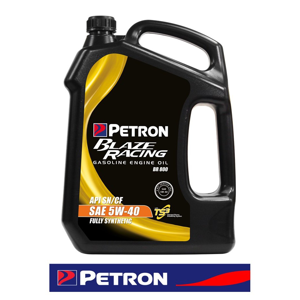 Petron Blaze Racing BR800 Fully Synthetic Gasoline Engine Oil 5W40 4L