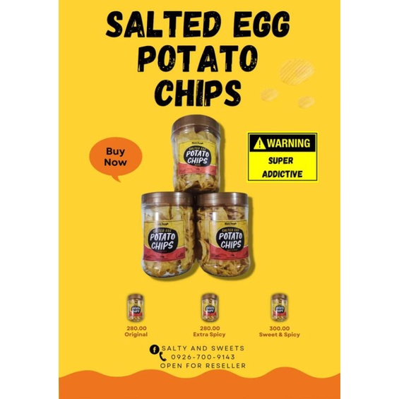 Salted Egg Potato Chips Shopee Philippines