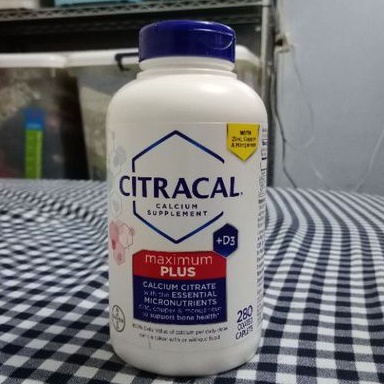 Citracal Maximum Plus Calcium D W Zinc Copper Manganese Caplets