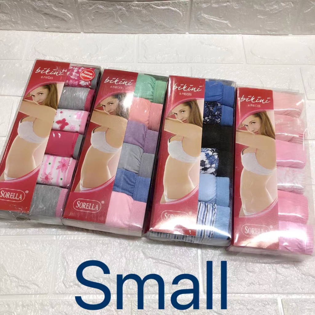 Original Sorella BIKINI Panty 6in1 RANDOM DESIGN Shopee Philippines