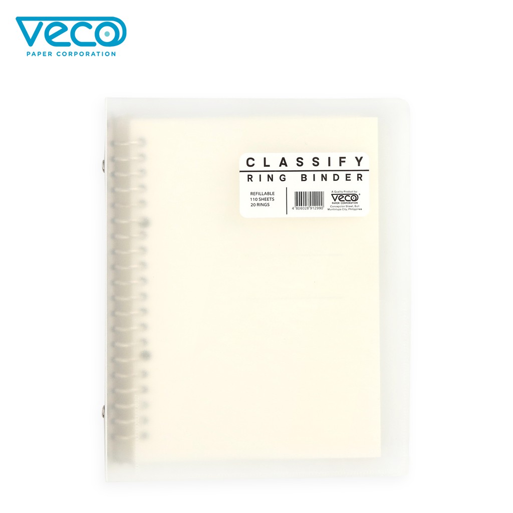 Veco Classify Ring Binder Notes Pc Ring A Refillable