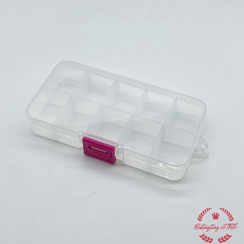 10 And15 Grid Detachable Transparent PP Plastic Storage Box Jewelry