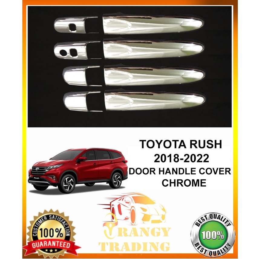 Toyota Rush 2018 To 2024 G GRS VARIANT Door Handle Cover Chrome 2019