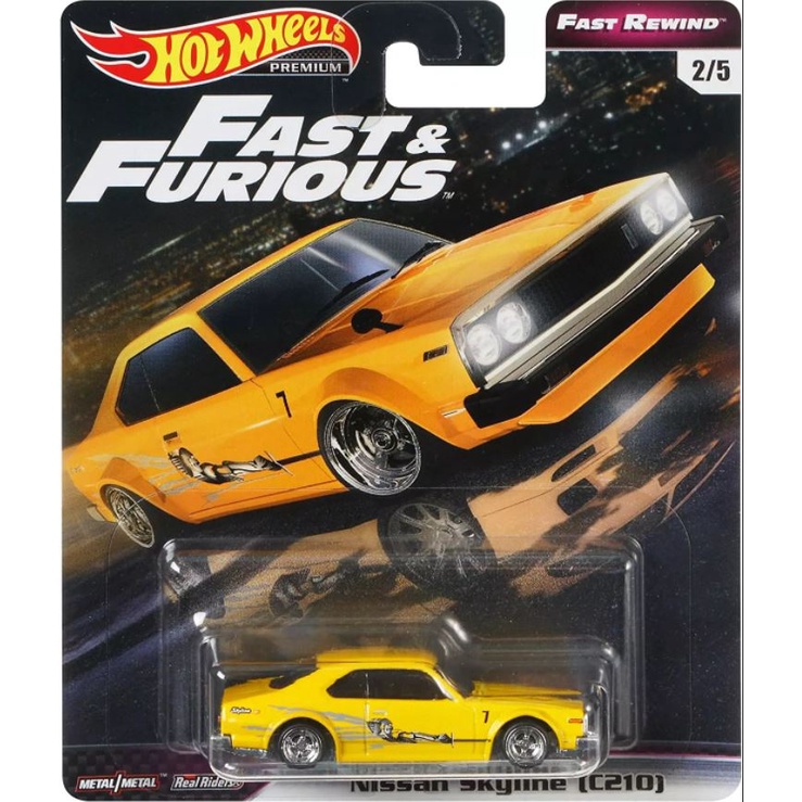 Hot Wheels Fast Furious Rew Metal Car Set Original Hw Hotwheels