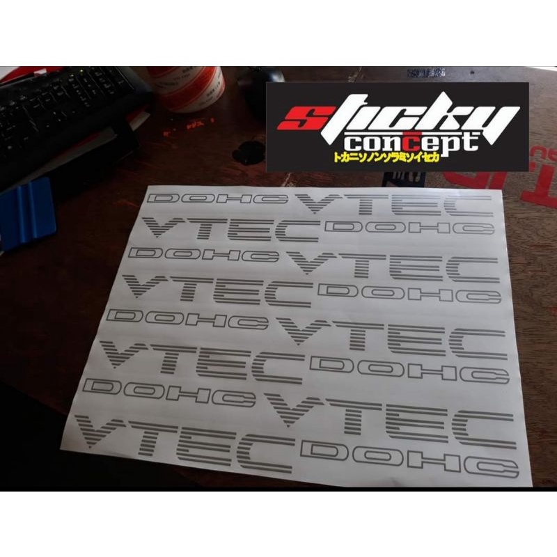 Dohc Vtec Decals Pair Shopee Philippines