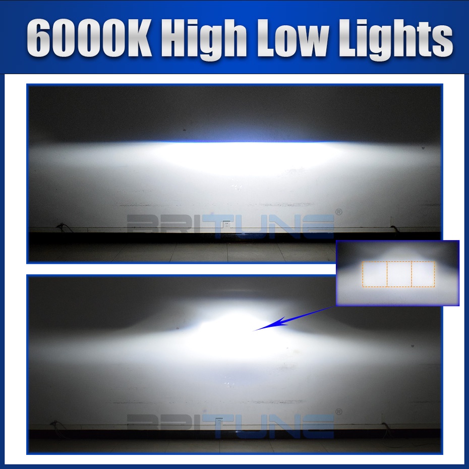 Hyperboloid Super Bright Bi Led Fog Light Projector Lens For Toyota