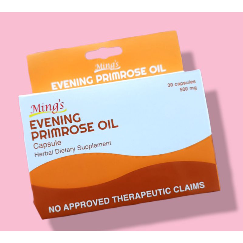 Ming S Evening Primrose Oil Softgel Capsule S 30 S 500mg Shopee