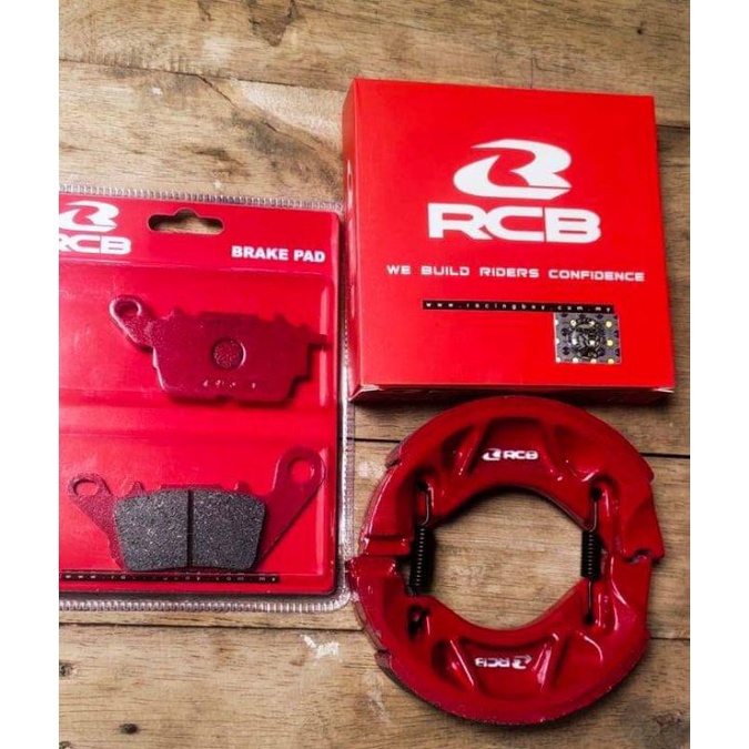 1 SET RCB BRAKE SHOE RCB BRAKE PAD For MIO I 125 115 AEROX V1 V2 MIO