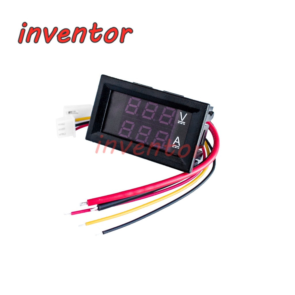 Mini 2cm LED Digital Voltmeter Ammeter DC 100V 50A 100A With Splitter