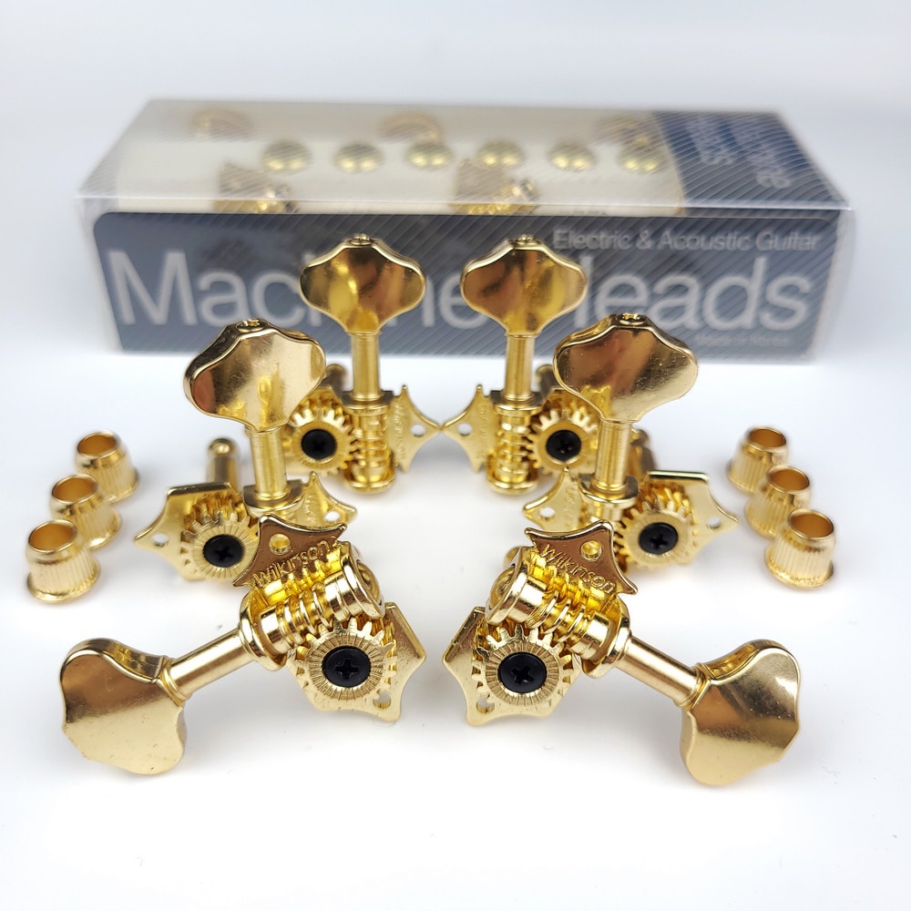 WILKINSON WJ 28N 3R3L Vintage Gold Golden Open Butterbean Guitar Tuners