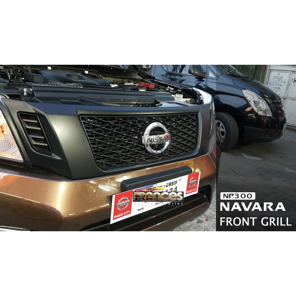 Nissan Navara 2016 2020 Nismo Front Grill Front Bumper Grille Matte