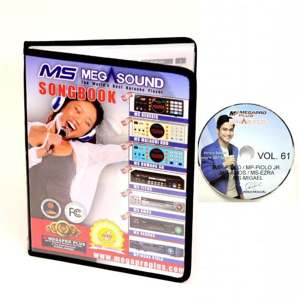 Megapro Plus Songbook With Full Songlist Updated CD Vol 77 Shopee