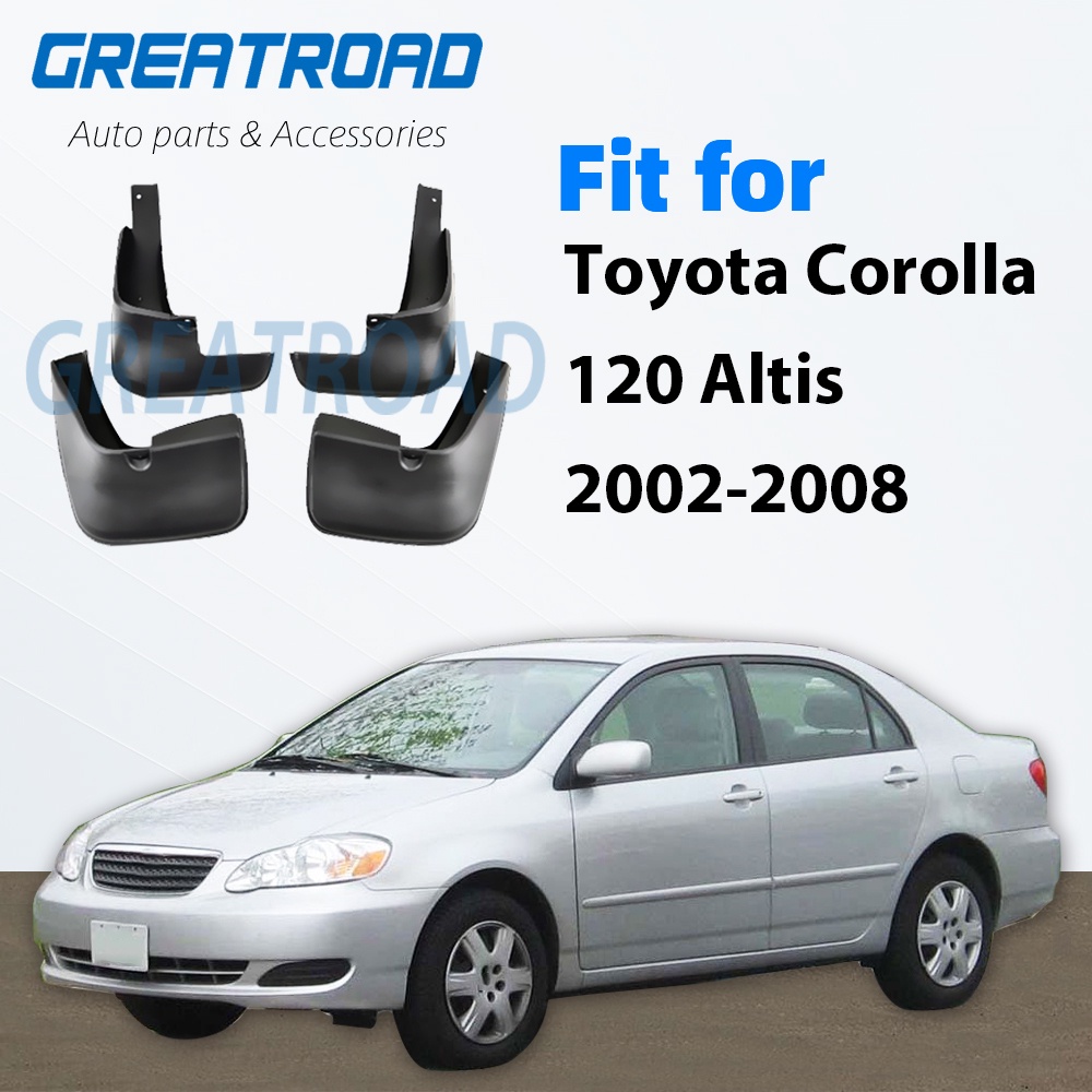 Molded Mud Flaps For Toyota Corolla Altis Sedan Mudflaps