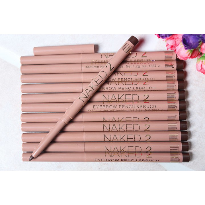 Naked 2 Retractable Eyebrow Pencil 12 Pcs Shopee Philippines