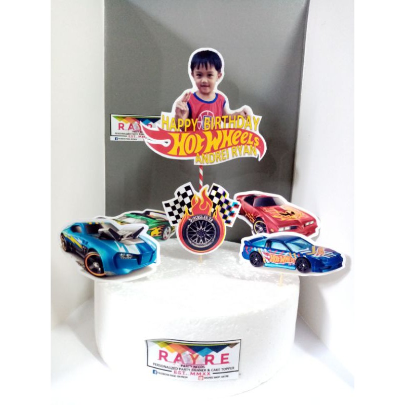 HOT WHEELS PERSONALIZED CAKE TOPPER Shopee Philippines