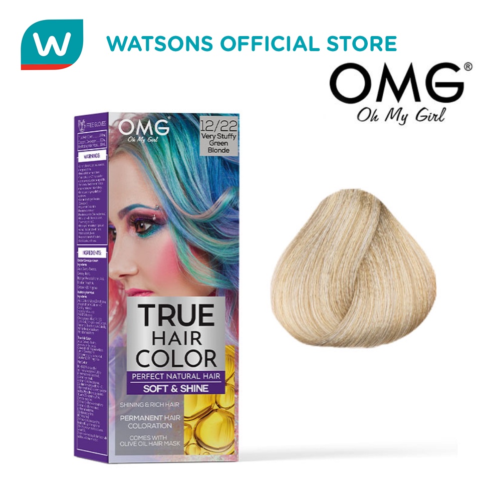 OMG True Hair Color Ml Very Stuffy Green Blonde Shopee