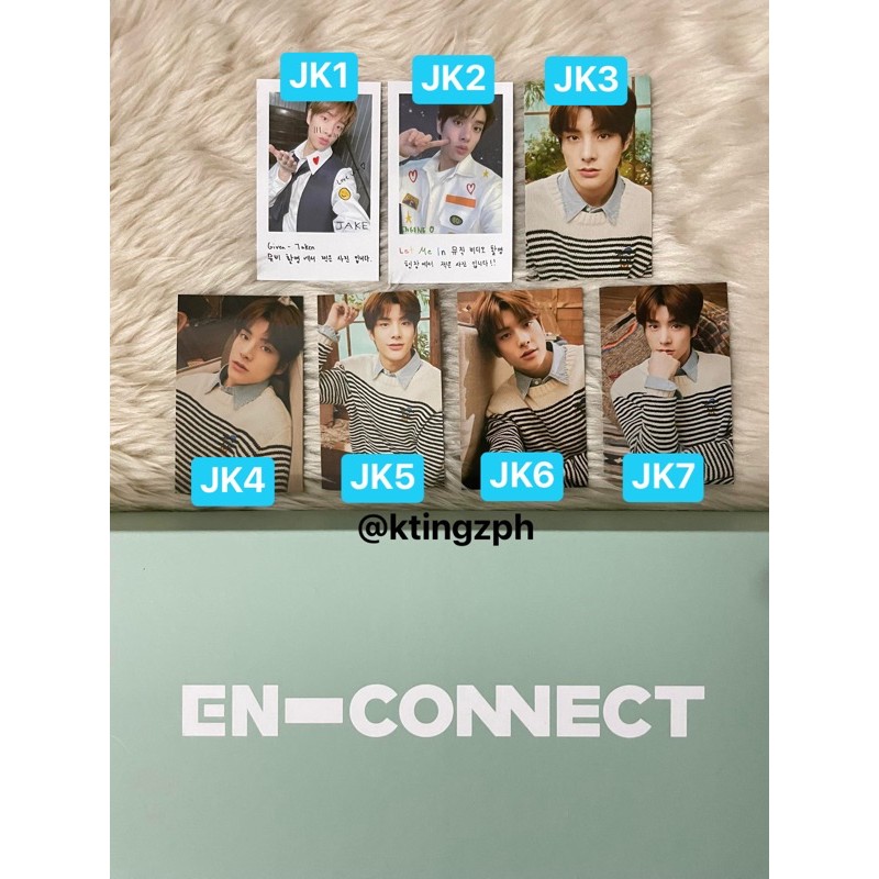 ENHYPEN En Connect Trading Cards JAKE Shopee Philippines