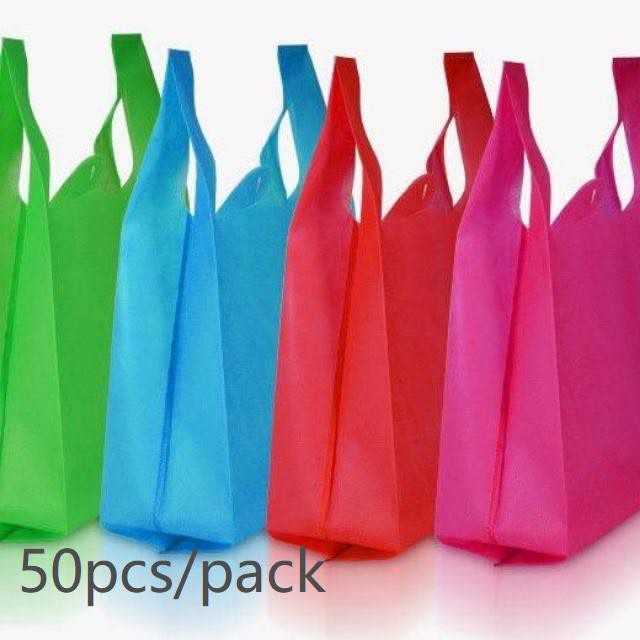 Pcs Per Pack Eco Bag Sando Bag Plain Design Shopee Philippines