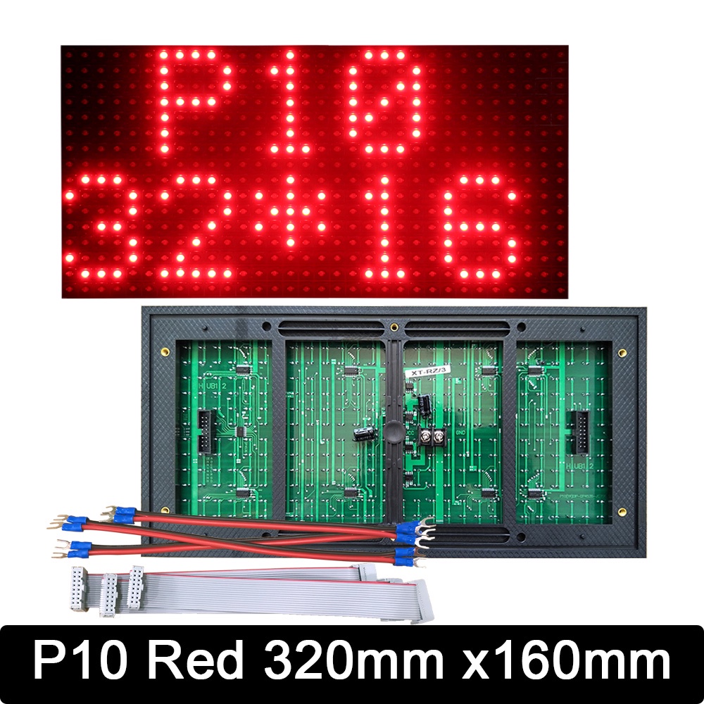 Outdoor DIP P10 Single Red Color LED Module Led Panels LED Matrix 32x16