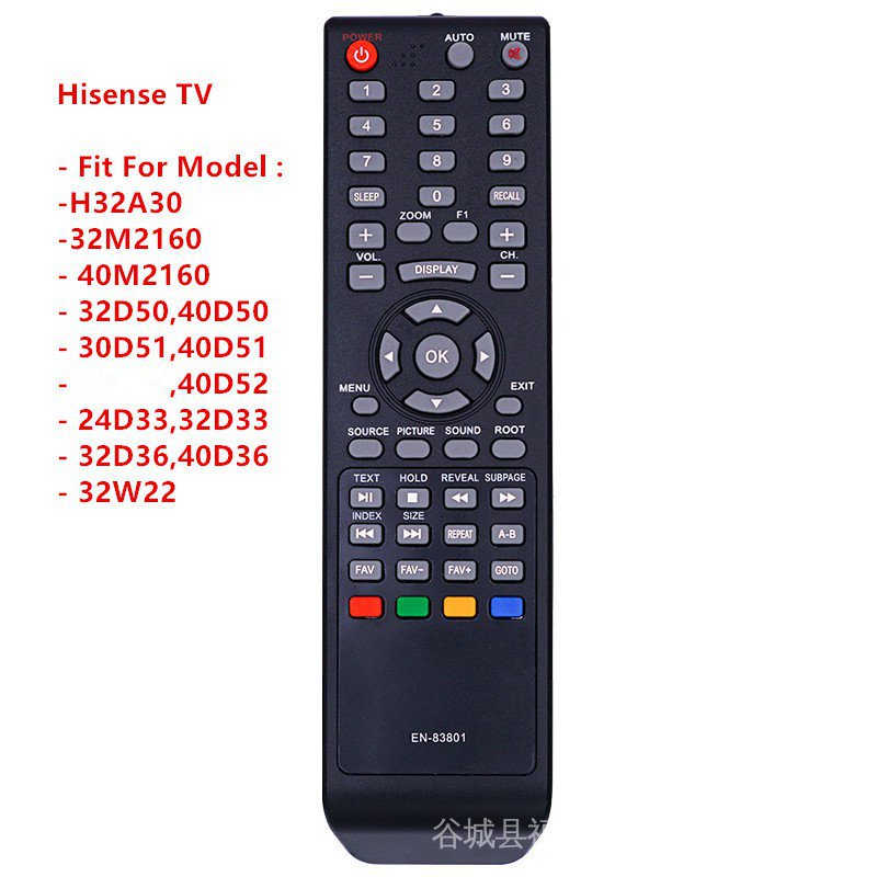 Hisense En New Original Lcd Led Tv Hdtv Remote Control