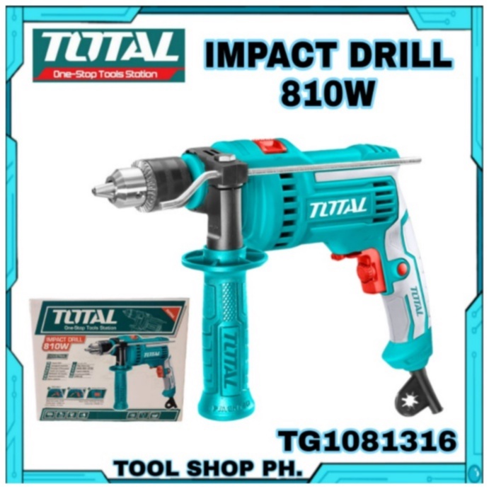 Total Tools Electric Impact Drill W Power Tools Set Total Impact