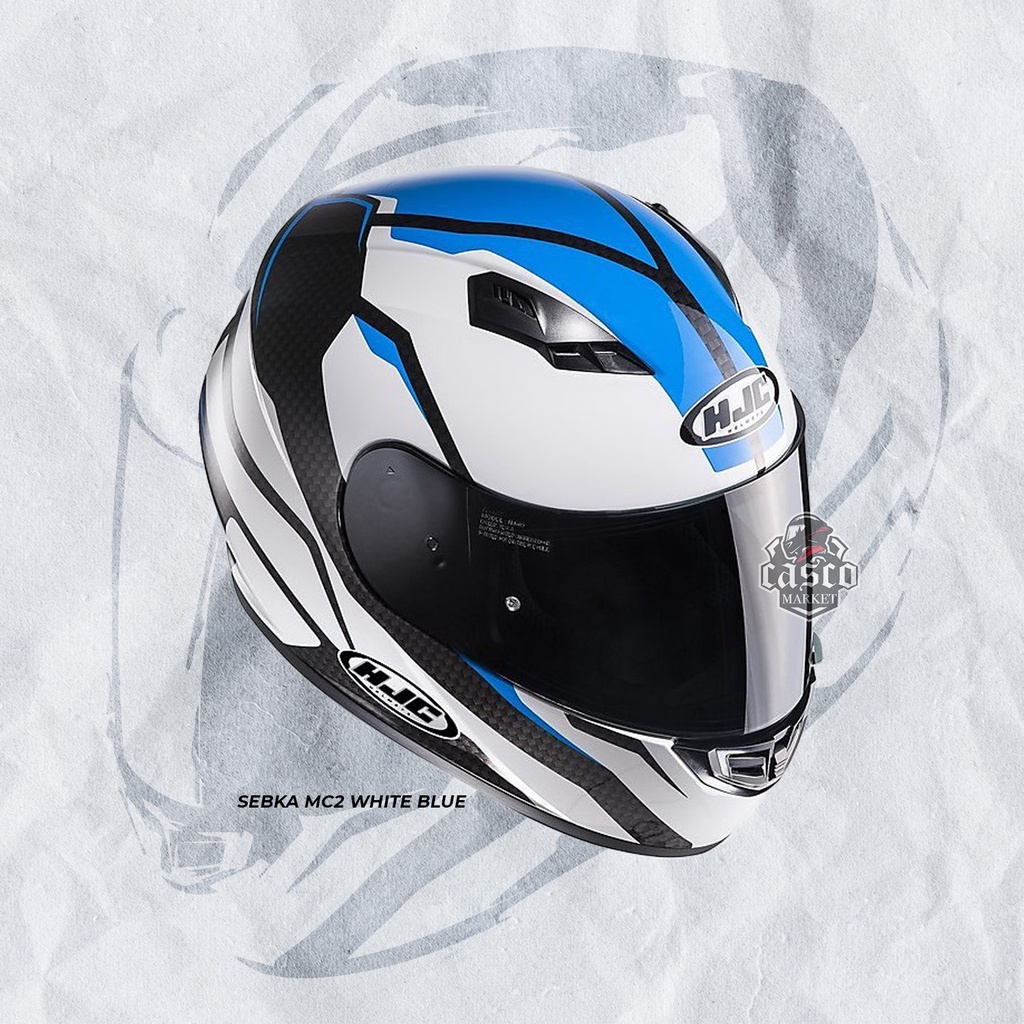 Hjc Cs Sebka Full Face Single Visor Motorcycle Helmet Shopee