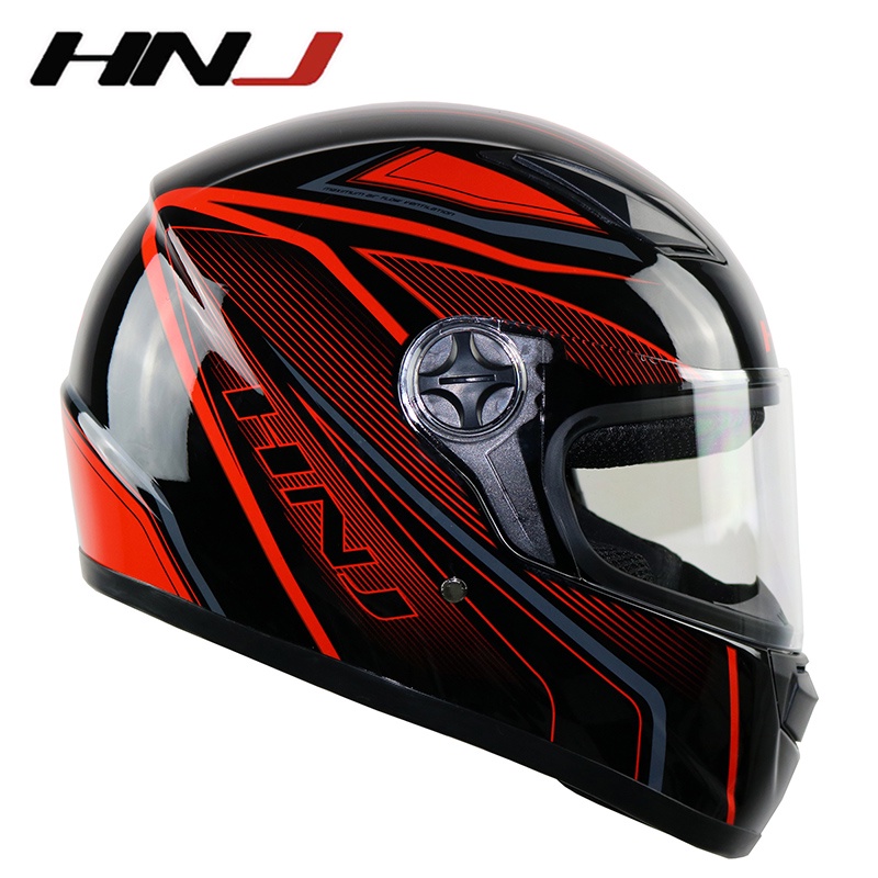 Hnj Men Full Face Motorcycle Helmet Single Visor Women Usable