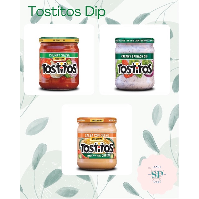 Tostitos Dip Creamy Spinach Chunky Salsa Salsa Con Queso Shopee