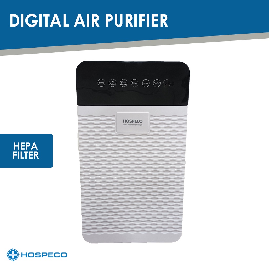 Digital Air Purifier With Hepa Filter Layer Filtration System