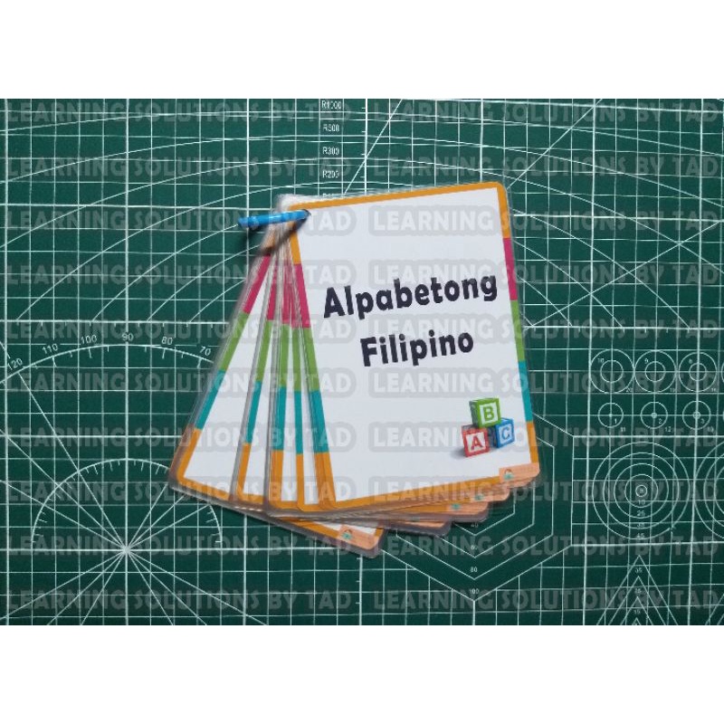 ALPABETONG FILIPINO LAMINATED FLASH CARDS Shopee Philippines