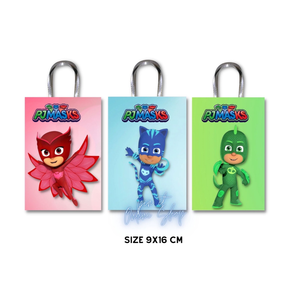 Pj Mask Theme Happy Birthday Party Decorations Giveaways Shopee