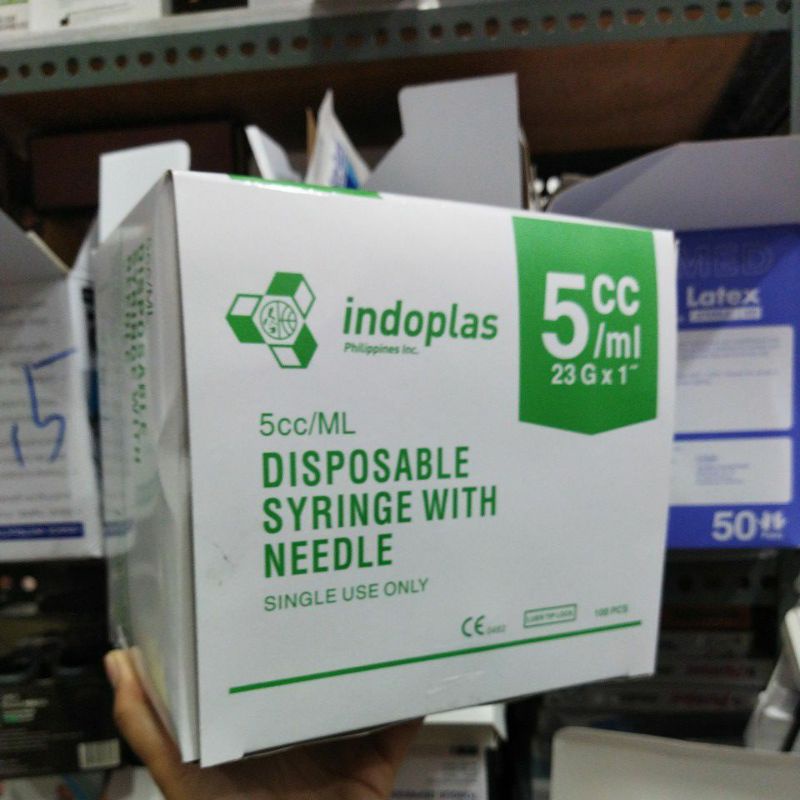 Disposable Syringe 100pcs Per Box Sure Guard Prime Indoplas SOLD PER