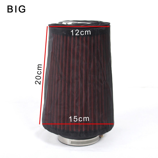 R Ep Universal Car Cone Air Filter Protective Cover Waterproof Oilproof