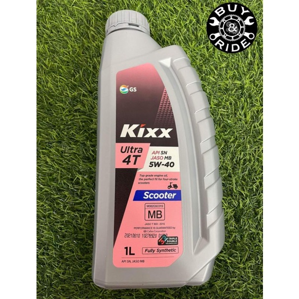 KIXX OIL ULTRA SCOOTER 4T API SN JASO MB 5W 40 FULLY SYNTHETIC