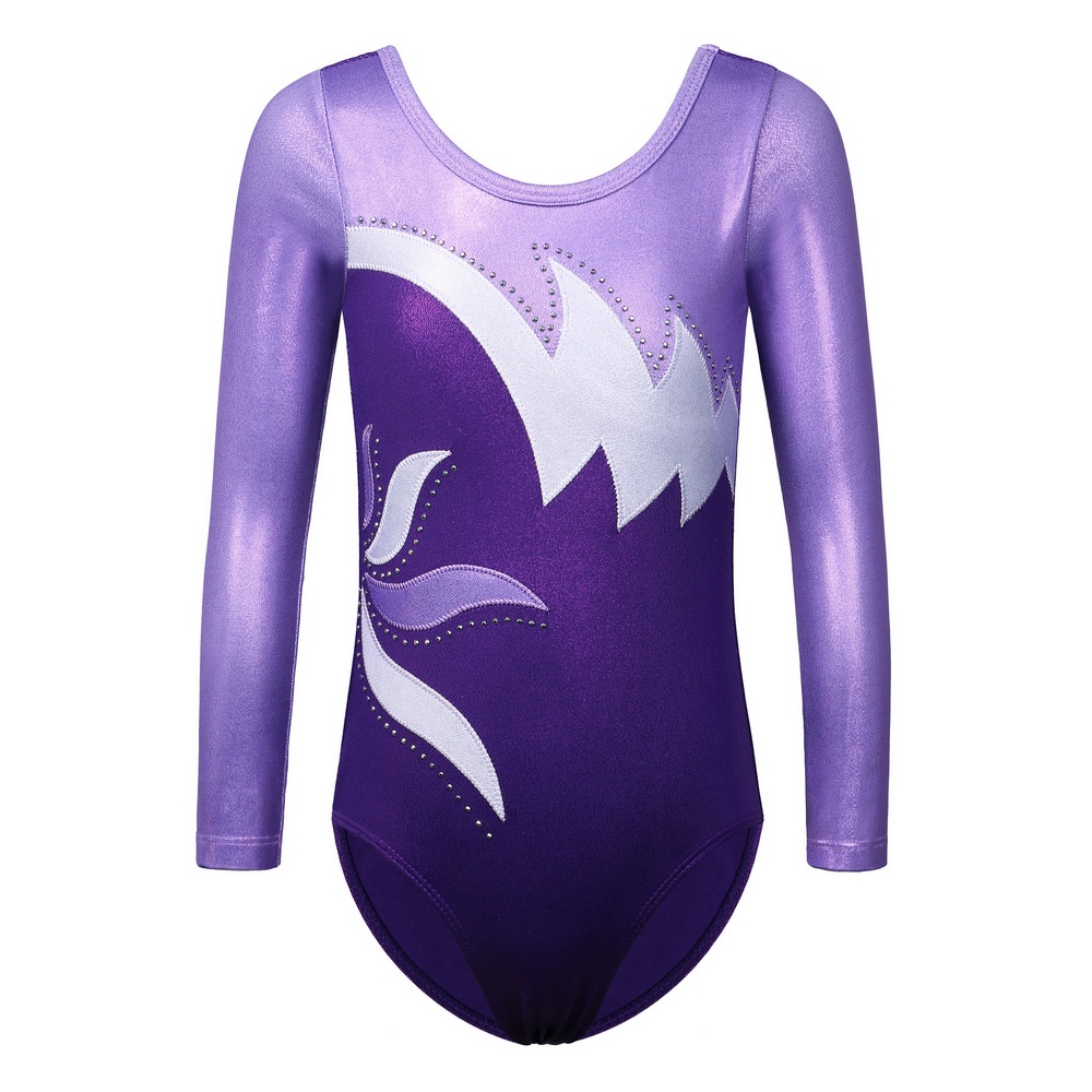 BAOHULU Girls Ballet Leotard Long Sleeve Dance Gymnastics Leotards