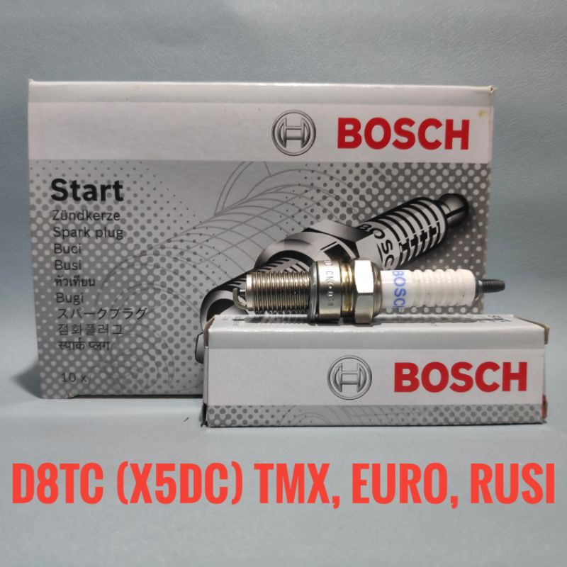 BOSCH SPARK PLUG ORIGINAL 100 XRM MIO BARAKO TMX WAVE RAIDER Shopee