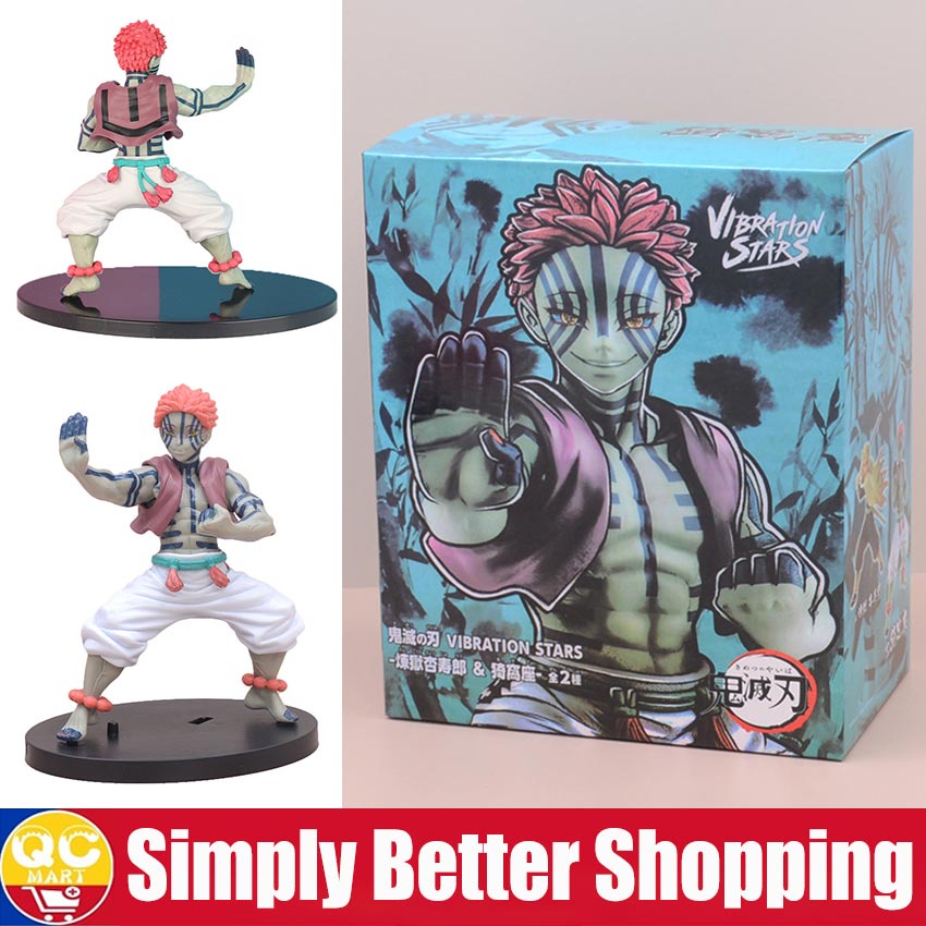 15CM Demon Slayer Anime Figures Akaza Komaji PVC Toys Action Collection