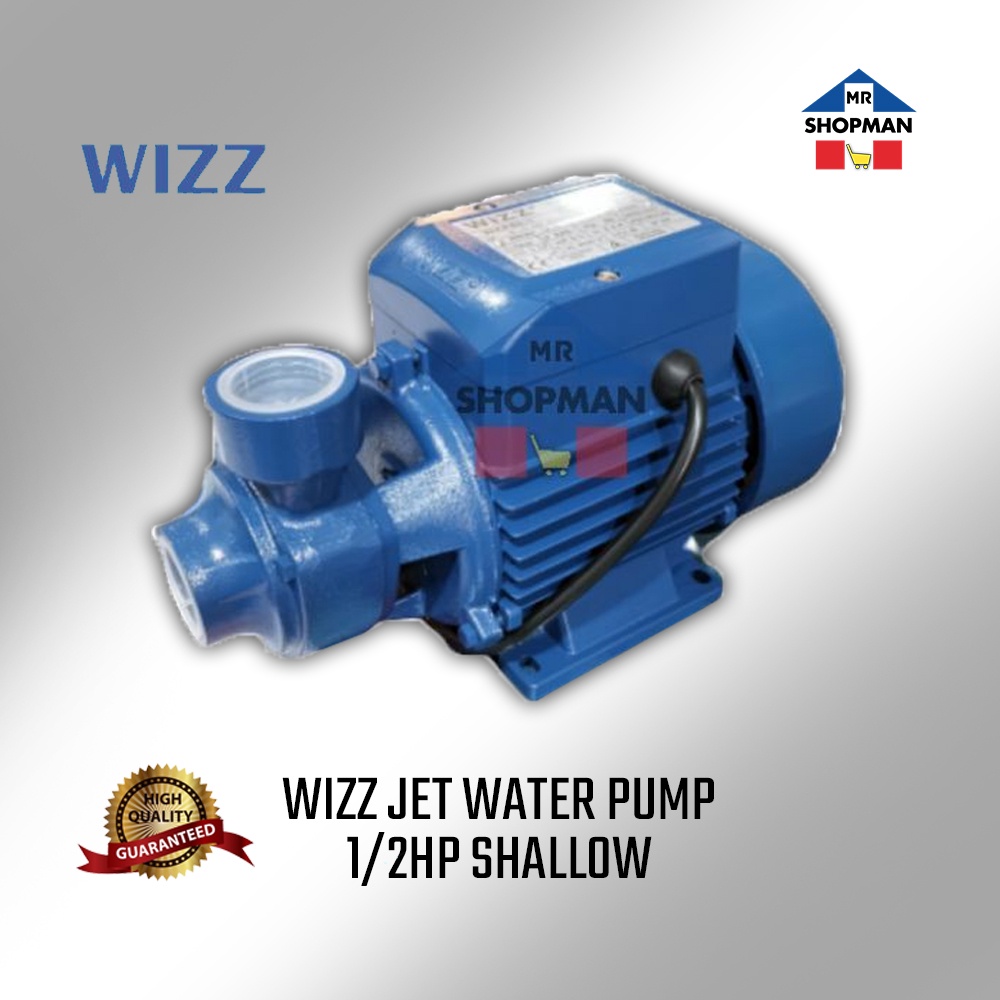 Wizz Jet Water Pump 1 2HP 0 5hp Shallow Shopee Philippines